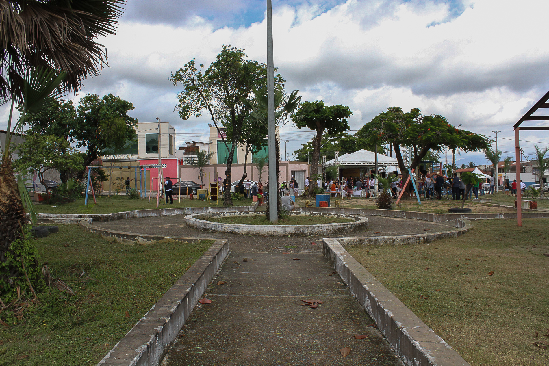 foto panorâmica da praça tamandaré